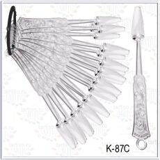 Демонстрационная палитра 24 шт прозрачный балерина на кольце