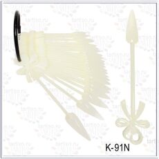 Демонстрационная палитра 24 шт стилет натуральный на кольце