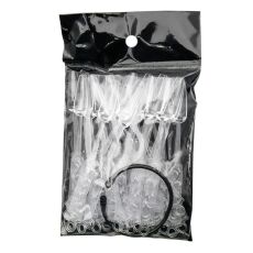 Демонстрационная палитра на кольце балерина прозрачный 24 шт