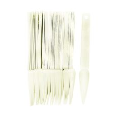 Демонстрационная палитра на кольце молочный стилет 50 шт