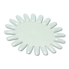 Демонстрационная палитра Ромашка в наборе овал молочный 200 шт