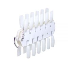 Демонстрационная палитра-линейка белая на цепочке 24 шт