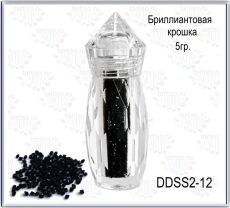 Дизайн Бриллиантовая крошка черная 5 гр