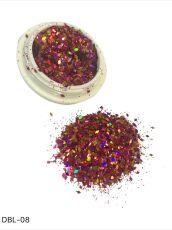 Дизайн Брокат L-08 ромбик мульти