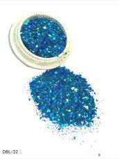 Дизайн Брокат L-22 ромбик бирюза