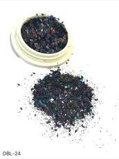 Дизайн Брокат L-24 ромбик черный