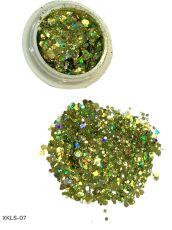 Дизайн Брокат XKLS-07 лимонно-золотой