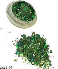 Дизайн Брокат XKLS-08 изумрудный