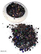 Дизайн Брокат XKLS-22 мульти-шоколад