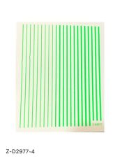 Лента самоклеющаяся флуоресцентная Z-D2977-4 3D green