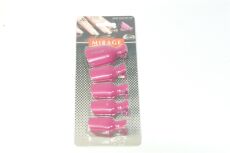 Зажимы для снятия покрытий НОГИ 3 Nail klip 5 шт Малина Корея