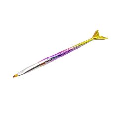 Кисть для геля рыбка скошенная №6