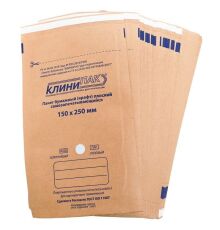 КлиниПак Крафт-пакеты для стерилизации 150х250 мм 100 шт коричневые