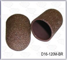 Колпачки абразивные D16-120M средняя коричневые 10 шт пакет
