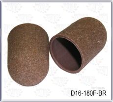 Колпачки абразивные D16-180F мягкие коричневые 10 шт пакет
