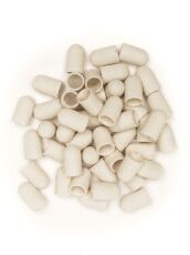 Колпачок песочный шлифовальный 7 мм 100 шт 80 грит белый