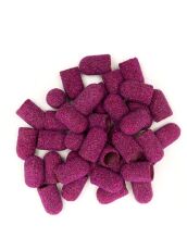 Колпачок песочный шлифовальный 7 мм 100 шт 80 грит фиолетовый