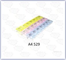 Контейнер для хранения страз и дизайна 21х12х2 см