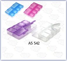 Контейнер для хранения страз и дизайна 9,5х6,5х2 см