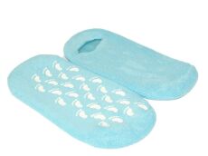 Носочки с гелем увлажняющие Пастельно-голубые