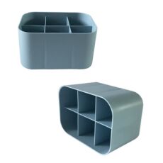 Органайзер стакан пластиковый голубой