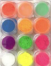 Пигмент Неоновый набор 12 штук
