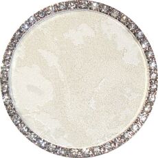 Подносик для демонстрации круглый серебряный