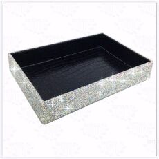 Подносик средний весь в стразах AB