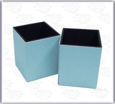 Стакан кожаный с магнитом Tiffani тубус для кистей