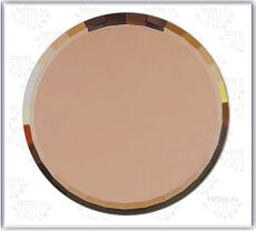 Стекло для демонстрации дизайна №2 Бежевое 5,5х5,5 см