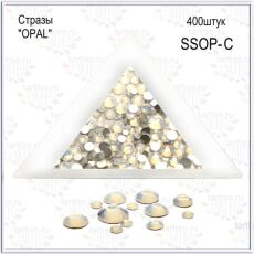 Стразы микс в пакете OPAL 400 шт CLEAR