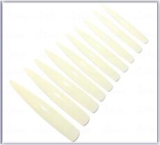 Типсы 10 шт SLV-N натуральные стилет конкурсные