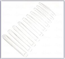 Типсы 10 шт SL-С прозрачные длинные конкурсные