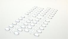 Типсы отрывные 48 шт прозрачные мини-овал