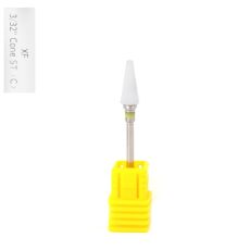 Фреза керамическая конус желтая насечка Cone ST