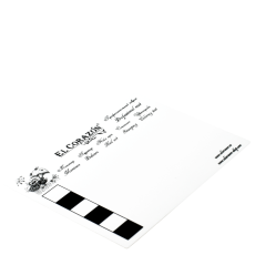 El Corazon Коврик для дизайна №mat-63 белый маленький