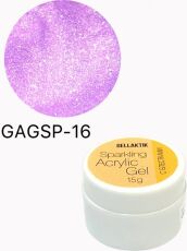 Gellaktik Акригель с блестками SPARKLING ACRYLIC GEL №16 15 гр