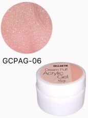 Gellaktik Акригель с шиммером CREAM PUFF ACRYLIC GEL №06 15 гр