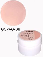 Gellaktik Акригель с шиммером CREAM PUFF ACRYLIC GEL №08 15 гр