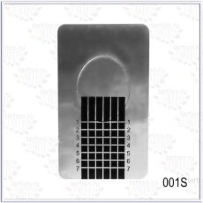 Mirage Формы в рулоне MF-001S узкие серебро 500 шт