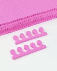 Разделители пальцев для педикюра 100 пар Розовые