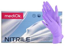 mediOK Перчатки нитрил LAVENDER Лавандовые M 100 шт
