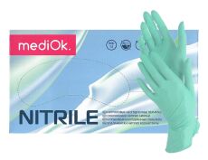 mediOK Перчатки нитрил Мятные M 100 шт