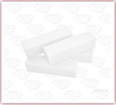 Баф ЦВЕТНОЙ 10 шт в блоке БЕЛЫЙ