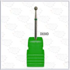 Фреза алмазная D030D шар зелёная