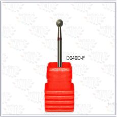 Фреза алмазная D040D-F шар красная