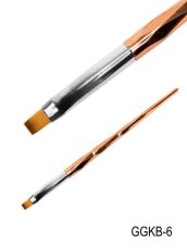 Кисть для геля №6 плоская прямая