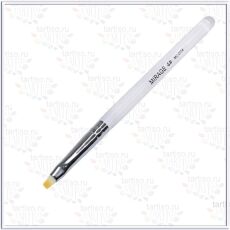 Mirage Кисть для геля №4 прямая прозрачная толстая ручка