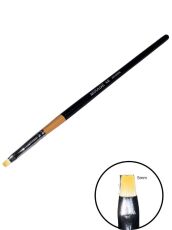 Mirage Кисть для геля №4 прямая черная ручка