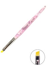 Mirage Кисть для геля №4 скошенная цветная ручка